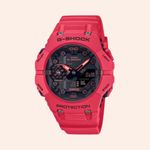 Relógio Casio G-Shock Vermelho com Bluetooth  GA-B001-4A 