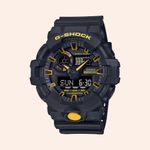 Relógio Casio G-shock Preto e Amarelo Analógico Digital GA-700CY-1ADR