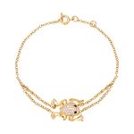 Pulseira Prata Sapo Zircônia 1801267