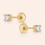 Brinco Ouro 18K Diamante 14 Pontos 103513