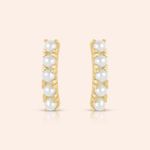 Brinco Ouro 18k Pérola 104369