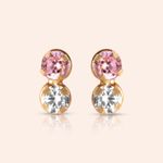 Brinco Ouro 18K Infantil Zircônia 104713