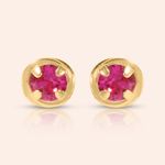 Brinco Ouro 18K Infantil 2,0mm Rococó 104804