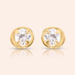 Brinco Ouro 18K Infantil 2,0mm Rococó 104804