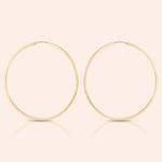 Brinco Ouro 18K Argola Redondo 105094