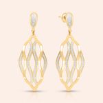 Brinco Ouro 18K Vazado Trabalhado 110365