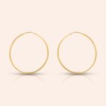 Brinco Ouro 18K Argola 109901