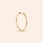 Brinco Ouro 18K Argola Redondo 105100