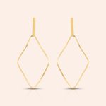 Brinco Ouro 18K Losango 112348