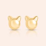 Brinco Ouro 18k Gato 116535