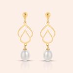 Brinco Ouro 18k Pérola Biwa 112931