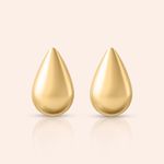 Brinco Ouro 18k Gota 116251