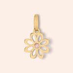 Pingente Ouro 18k Flor Zircônia 517789