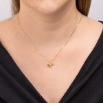 Pingente Ouro 18k Laço Pérola