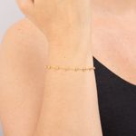 Pulseira Ouro 18k Veneziana Bola 1804291