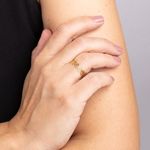 Anel Ouro 18K Pata Vazado 309655