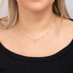Pingente Ouro 18K Ponto de Luz Zircônia 5mm 504118