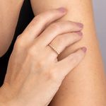 Meia Aliança Ouro 18k Diamante 22,5 pontos Coleção RV 1600481