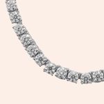 Gargantilha Prata 925 Riviera Moissanite 605877