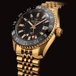 Relógio Technos Automatico GMT Dourado Edição Limitada NH34AB/T1P