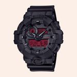 Relógio Casio G-shock Black and Bold Red GA-700BBR-1ADR