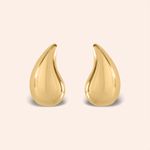 Brinco Ouro 18k Gota Polida 116396