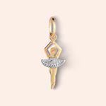 Pingente Ouro 18K Bailarina 500110