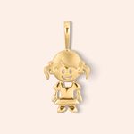 Pingente Ouro 18K Menina 509644