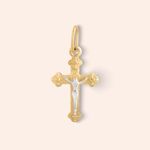 Pingente Ouro 18K Cruz Jesus