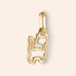 Pingente Ouro 18K Gato