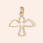 Pingente Ouro 18k Espírito Santo 512122