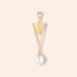 Pingente Ouro 18k Pérola Biwa 512776