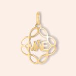 Pingente Ouro 18K Mãe Infinito