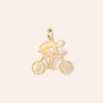 Pingente Ouro 18k Ciclista 514420