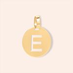 Pingente Ouro 18K Letra E