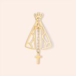 Pingente Ouro 18K Nossa Senhora Aparecida 514467