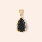 Pingente Ouro 18k Zircônia Gota 515476