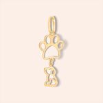 Pingente Ouro 18k Pata Cachorro 515881