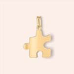 Pingente Ouro 18k Quebra Cabeça Autismo 516426
