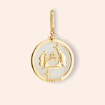 Pingente Ouro 18k Signo Gêmeos 516665