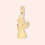 Pingente Ouro 18k Anjo Menino 516687