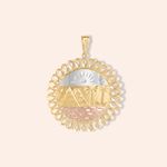 Pingente Ouro 18k Escrava 516941