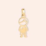 Pingente Ouro 18k Menino 517171