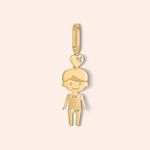 Pingente Ouro 18k Menino Troca Roupa 516673/2600186/187