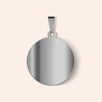 Pingente Placa Foto Personalizada Redondo 25x25mm