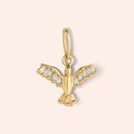 Pingente Ouro 18k Espirito Santo Zirconia 517961