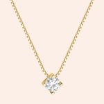 Gargantilha Ouro 18k Ponto de Luz Moissanite 40 Pontos 517888/200688