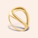 Anel Ouro 18k Vazado 313488