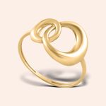 Anel Ouro 18k Redondo Vazado 313766