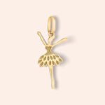 Pingente Ouro 18k Bailarina 514453